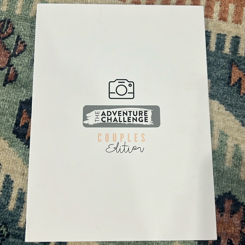 Couples adventure challenge book
